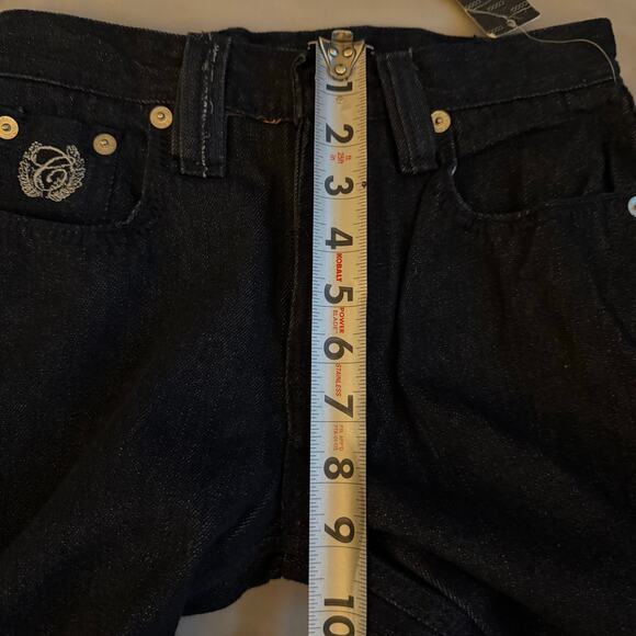 Y2K Coogi Dark Blue, Baggy, Boot Cut Jeans NWT- 10 - Picture 8 of 9